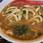 CoCo壱番屋 - カレーうどんにほうれん草トッピング