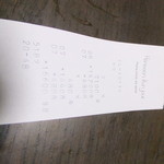 Hérisson d'un jour - レシート