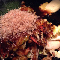 麻布十番 鉄板焼 楼漫亭 - お好み焼きデラックス