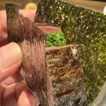 鮨 森学 - 淡路島産鯖