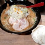 麺処 花田 - 味噌ラーメン(1,050円也) 濃厚で味濃いめ‥