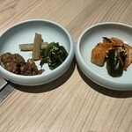 雪月花 大野店 - ナムル、キムチ