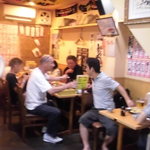 Tenten - カウンターの後ろでは昼酒呑んで宴会中