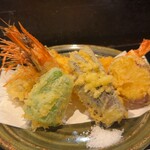 青山 川上庵 - 青山 川上庵(天せいろ(上))