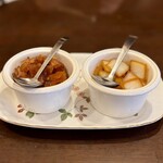 トマト - 福神漬け・玉ねぎ漬け