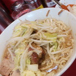 ラーメン二郎 - ラーメンミニ＋ニンニク少し＋白ネギ炙