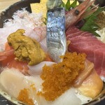 小松水産の海鮮丼 - 料理写真: