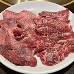 とがし肉家 - 『上牛タン塩＆和牛上ロース』