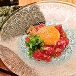 旬彩松風 - 馬肉ユッケ