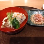 乙味 あさ井 - 蟹、あん肝のお椀、素晴らしい美味しさ。