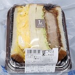 LAWSON - 料理写真:三元豚の厚切りカツ＆タマゴサンド