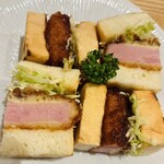 ペリカンカフェ 麻布台ヒルズ店 - ハムカツサンド