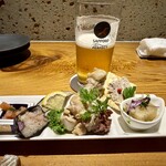 吉祥寺 三うら - 前菜盛り合わせみたいなお通し