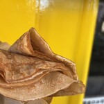 ブランジュリー パリの空の下 - この日のまかない。温かい焼き立てクレープ♡