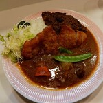 リッチなカレーの店 アサノ - キーマカレートッピング美味しかった～