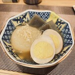 おばんざい KURUMI - おでん（大根、玉子、こんにゃく）