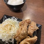元祖肉肉うどん 鳥栖店 - 特製甘辛唐揚げ