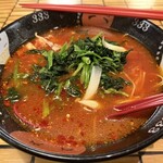 元祖トマトラーメンと元祖豆乳ラーメンと元祖トマトもつ鍋 三味 - 