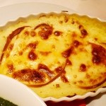 マッシュポテトのスカモルツァ焼き