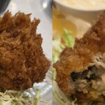 まるやま食堂 - カキフライ