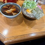 手打 入福 - 入福そばつけ蕎麦（温）