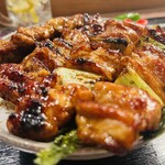 やどかり - 焼き鳥丼アップ