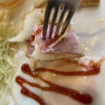 ベル - かた焼きの目玉焼きのベーコンとケチャップが好き。