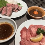 大昌園 - 料理写真:ローストビーフ、と、薄切りタン。
