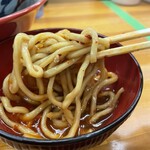 らーめん護什番 - ポン酢入りの生たまごと和えるとさっぱりとした味に