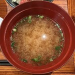 芝富士酒場 さく家 - 味噌汁