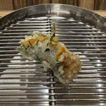 てんぷら 下村 - 雲丹（浜中）