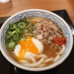 すなだ どんどん - 肉うどん＋温玉