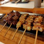 炭火焼一円玉 - 焼鳥①