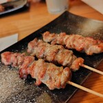 炭火焼一円玉 - 焼鳥③