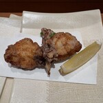 鮨 うえはら - フグの唐揚げ