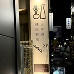 横浜野菜と日本酒 七草 - 隣が駅です