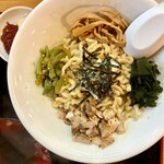 麺屋酒田 - プリプリの太麺にマヨネーズと辛味噌をガイロガイロ✨✨✨✨