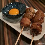 赤い鳥 - 料理写真:月見つくね