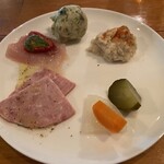 三重バル Boca - 前菜5種盛り