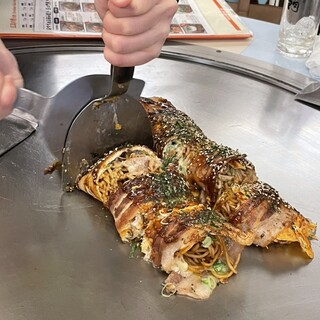 五ェ門 - 料理写真:五ェ門焼きカット③