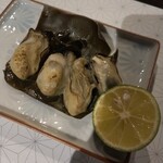 かくれ蔵 藤居 - 牡蠣焼き
