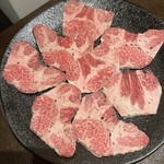 くわはた - タンの違う部位、よく焼いて、油が美味い