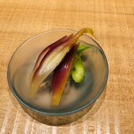 百式 - 茗荷とセロリの浅漬け