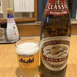 満腹亭 - キリンクラシックラガー中瓶