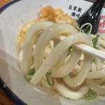 自家製さぬきうどんと肉 新橋甚三 - コシかなり強め