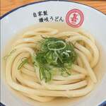 自家製さぬきうどんと肉 新橋甚三 - かけ冷