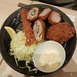 とんかつ神楽坂さくら - 4種ミックスフライ