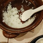 とんかつ神楽坂さくら - セルフ配膳の釜炊きご飯！