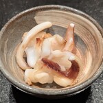 神田錦町 鮨たか晴 - スミイカのゲソの焼き物