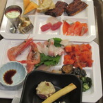 ホテルウエルシーズン浜名湖 - 盛り付け